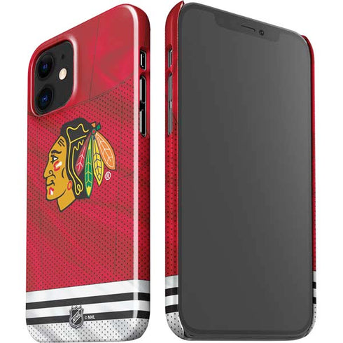 NHL Blackhawks Red Stripes iPhone 12 Mini Lite Case