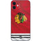 NHL Blackhawks Red Stripes iPhone 12 Mini Skin