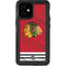 NHL Blackhawks Red Stripes iPhone 12 Mini Waterproof Case