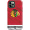 NHL Blackhawks Red Stripes iPhone 12 Pro Impact Case