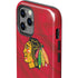 NHL Blackhawks Red Stripes iPhone 12 Pro Impact Case