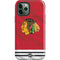 NHL Blackhawks Red Stripes iPhone 12 Pro Max Impact Case
