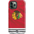 NHL Blackhawks Red Stripes iPhone 12 Pro Max Impact Case