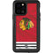 NHL Blackhawks Red Stripes iPhone 12 Pro Waterproof Case