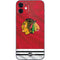 NHL Blackhawks Red Stripes iPhone 12 Skin