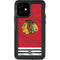 NHL Blackhawks Red Stripes iPhone 12 Waterproof Case