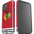 NHL Blackhawks Red Stripes iPhone 13 Impact Case