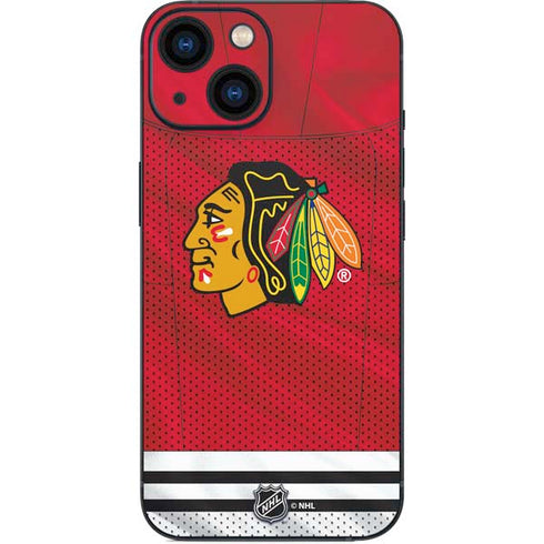 NHL Blackhawks Red Stripes iPhone 13 Mini Skin