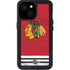 NHL Blackhawks Red Stripes iPhone 13 Mini Waterproof Case