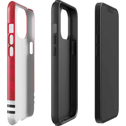 NHL Blackhawks Red Stripes iPhone 13 Pro Max Impact Case