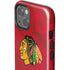 NHL Blackhawks Red Stripes iPhone 15 Plus Impact Case