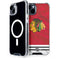 NHL Blackhawks Red Stripes iPhone 15 Plus MagSafe Case