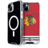 NHL Blackhawks Red Stripes iPhone 15 Plus MagSafe Case
