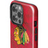 NHL Blackhawks Red Stripes iPhone 14 Pro Impact Case