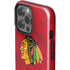 NHL Blackhawks Red Stripes iPhone 15 Pro Max Impact Case