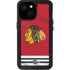 NHL Blackhawks Red Stripes iPhone 15 Waterproof Case