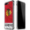 NHL Blackhawks Red Stripes iPhone 7/8 Plus Clear Case