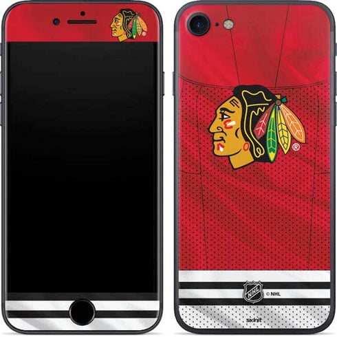 NHL Blackhawks Red Stripes iPhone 8 Skin