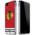 NHL Blackhawks Red Stripes iPhone SE (2nd & 3rd Gen) Clear Case