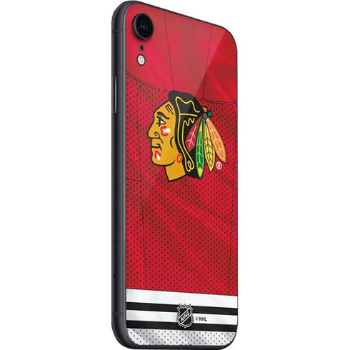 NHL Blackhawks Red Stripes iPhone SE (2nd & 3rd Gen) Skin