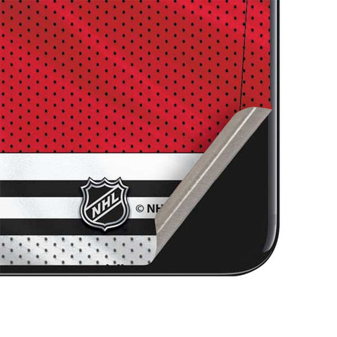NHL Blackhawks Red Stripes iPhone SE (2nd & 3rd Gen) Skin