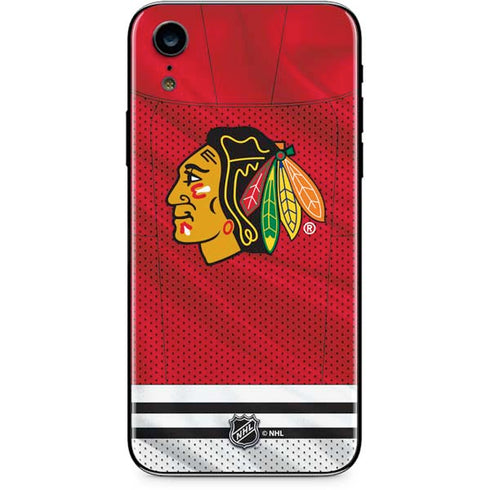 NHL Blackhawks Red Stripes iPhone XR Skin