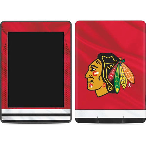 NHL Blackhawks Red Stripes Amazon Kindle Skin