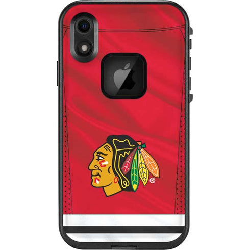 NHL Blackhawks Red Stripes LifeProof Fre iPhone Skin