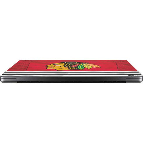 NHL Blackhawks Red Stripes MacBook Pro 14in (2021-24) Skin