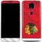 NHL Blackhawks Red Stripes Moto E5 Plus Skin