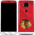 NHL Blackhawks Red Stripes Moto E5 Plus Skin