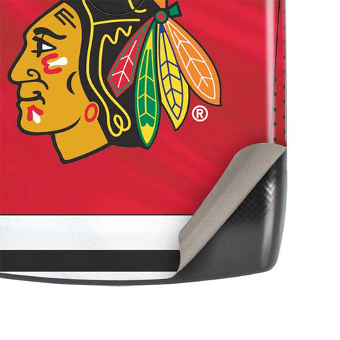 NHL Blackhawks Red Stripes Motorola RAZR Skin