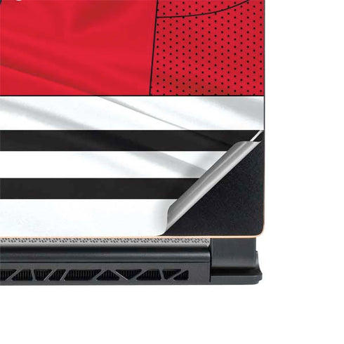 NHL Blackhawks Red Stripes MSI GS65 Stealth Laptop Skin