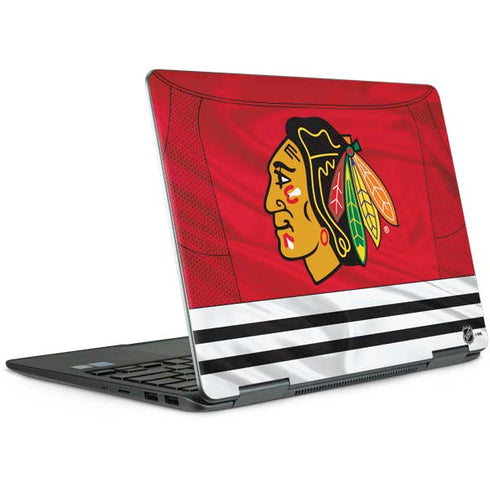NHL Blackhawks Red Stripes Notebook 9 Pro 13in (2017) Skin