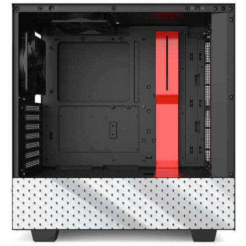 NHL Blackhawks Red Stripes NZXT H510 Compact ATX Mid-Tower Case Skin