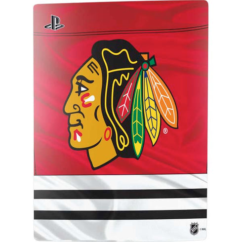 NHL Blackhawks Red Stripes PS5 Bundle Skin