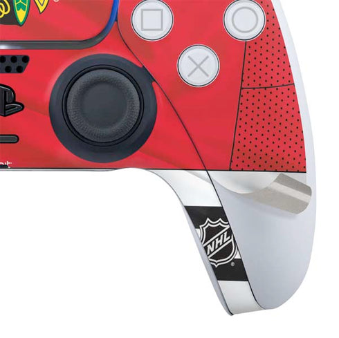 NHL Blackhawks Red Stripes PS5 Bundle Skin