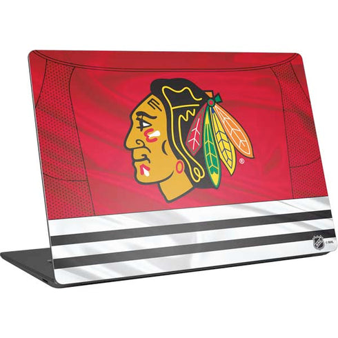 NHL Blackhawks Red Stripes Surface Laptop 4 15in Skin
