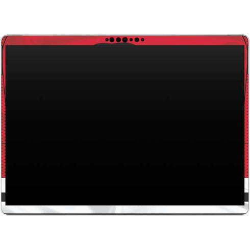 NHL Blackhawks Red Stripes Surface Pro 9 Skin