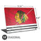 NHL Blackhawks Red Stripes Universal Laptop 14in (11.4 x 8.2in) Skin