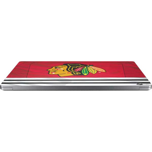 NHL Blackhawks Red Stripes Universal Laptop 15in (12.2 x 8.8in) Skin