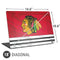 NHL Blackhawks Red Stripes Universal Laptop 18in (14.6 x 10.6in) Skin