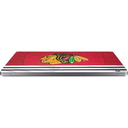 NHL Blackhawks Red Stripes Universal Laptop 18in (14.6 x 10.6in) Skin