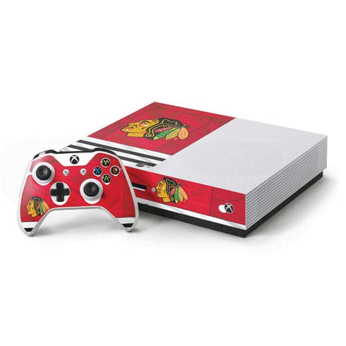NHL Blackhawks Red Stripes Xbox One Skins