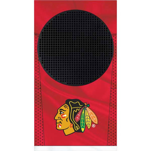 NHL Blackhawks Red Stripes Xbox Series S Bundle Skin
