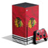 NHL Blackhawks Red Stripes Xbox Series X Bundle Skin