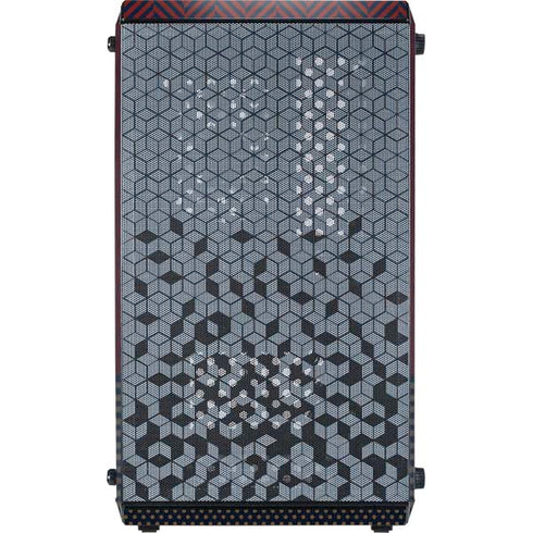 Blocked Polka Dot Chevron Cooler Master MasterBox Q300L Mini Tower Skin