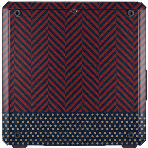 Blocked Polka Dot Chevron Cooler Master MasterBox Q300L Mini Tower Skin