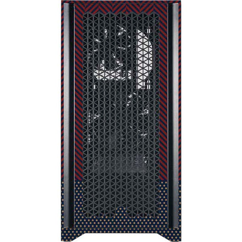 Blocked Polka Dot Chevron Corsair 4000D Tempered Glass Mid-Tower ATX Case Skin