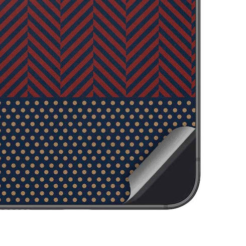 Blocked Polka Dot Chevron Galaxy A14 5G Skin